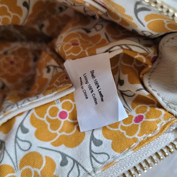 NWOT Emma Fox Genuine Leather Crossbody Purse/Shoulder Bag Zebra/Floral Pattern - Picture 4 of 6